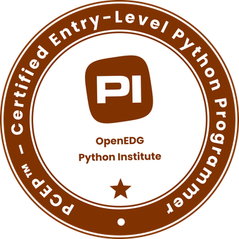 Python Certified Entry Level Programmer