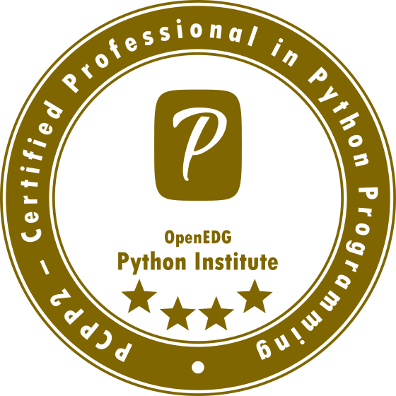 Certified Professional in Python Progamming